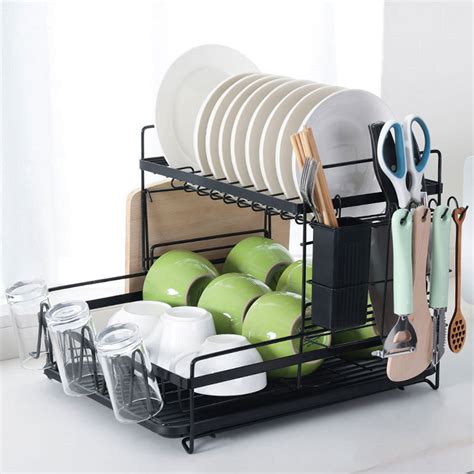 3 4. . Dish rack with drainboard
